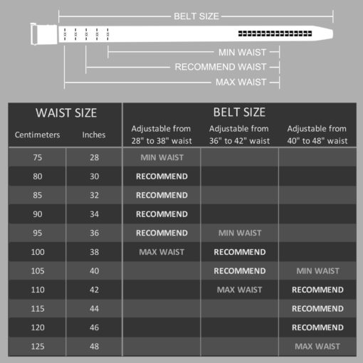 White Baileys Leather Belt - Image 7