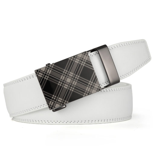 White Scotch Leather Belt - Image 3