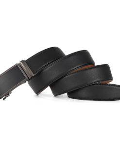 Black Hennessy Leather Belt