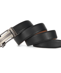 Black Martell Duo Leather Belt