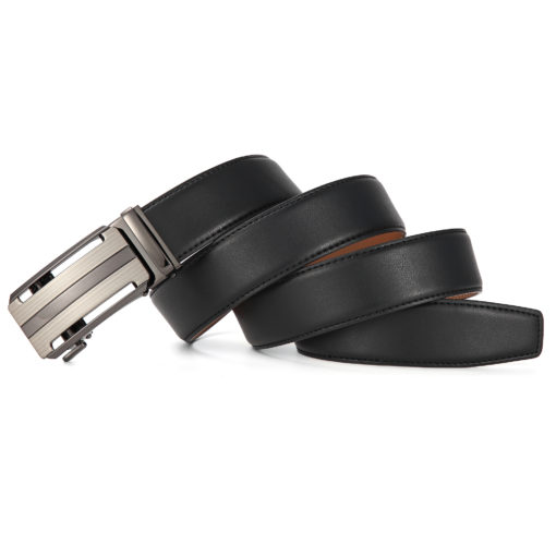 Black Martell Duo Leather Belt