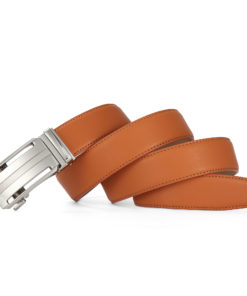 Tan Martell Silver Leather Belt