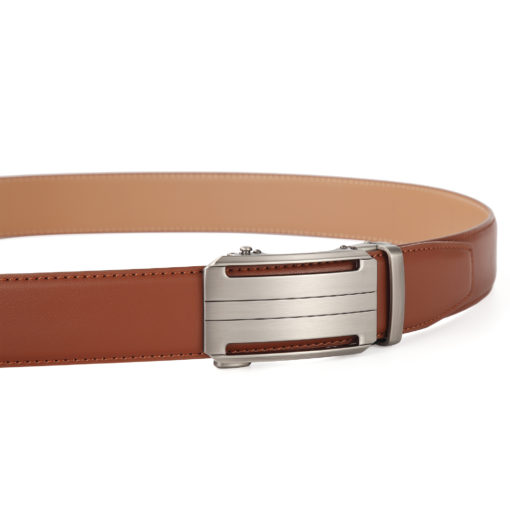 Brown Martell Steel Leather Belt - Image 5
