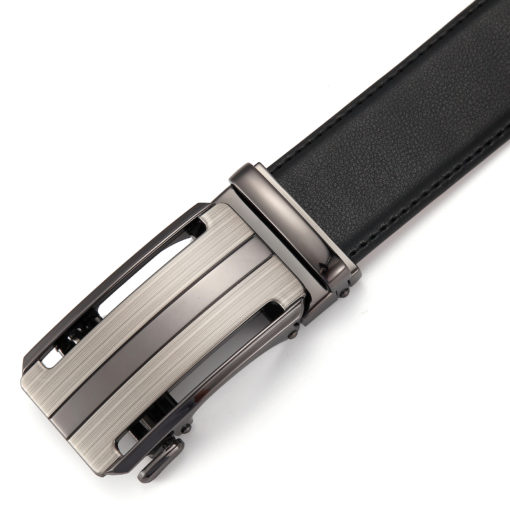 Black Martell Duo Leather Belt - Image 6