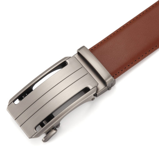 Brown Martell Steel Leather Belt - Image 6