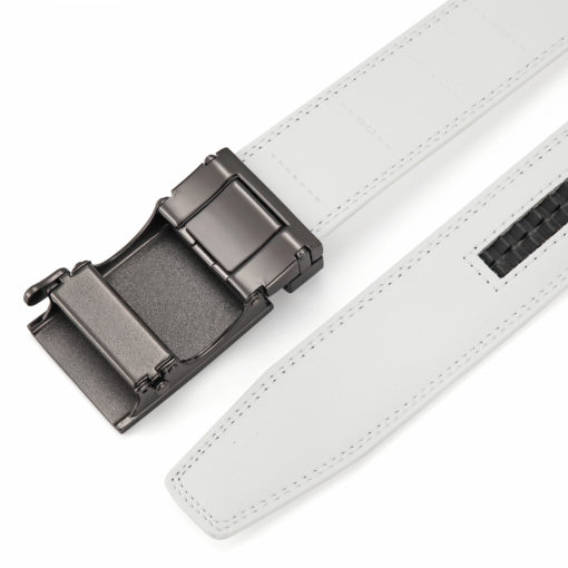 White Scotch Leather Belt - Image 7