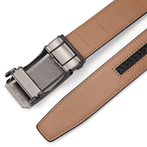 Black Martell Duo Leather Belt - Image 7