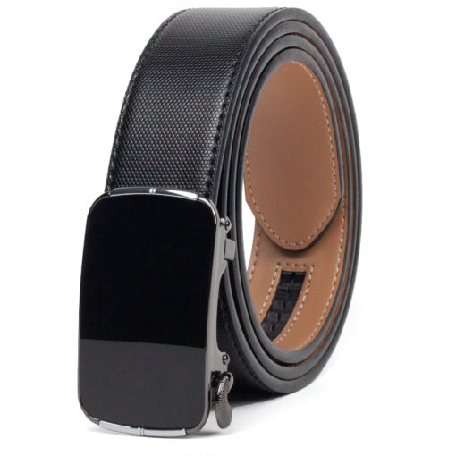 Black Elegant Leather Belt - Image 2