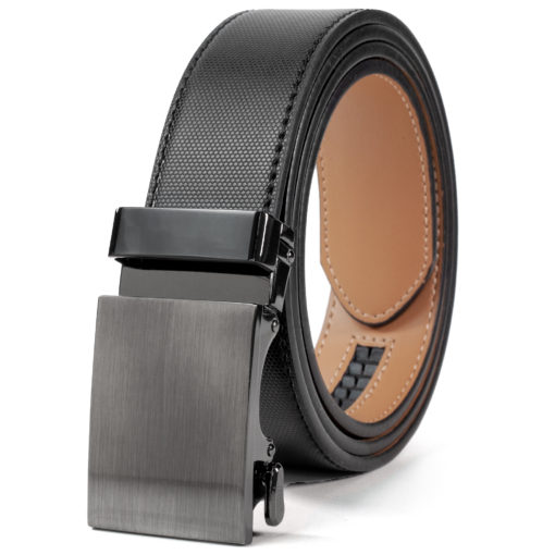 Black Duotone Leather Belt - Image 2