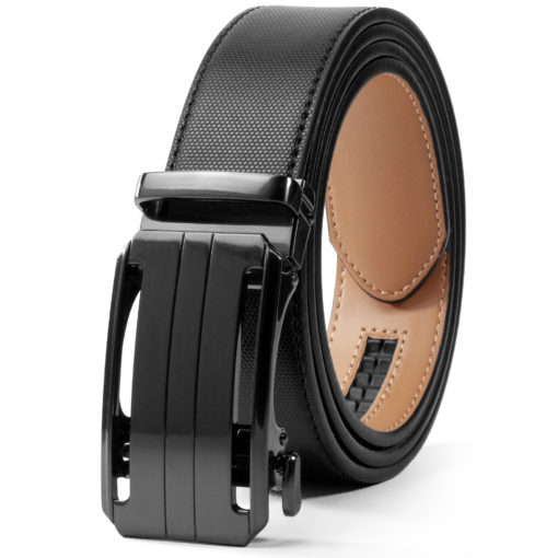 Black Martell Leather Belt - Image 2
