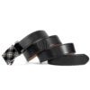 Black Scotch Leather Belt