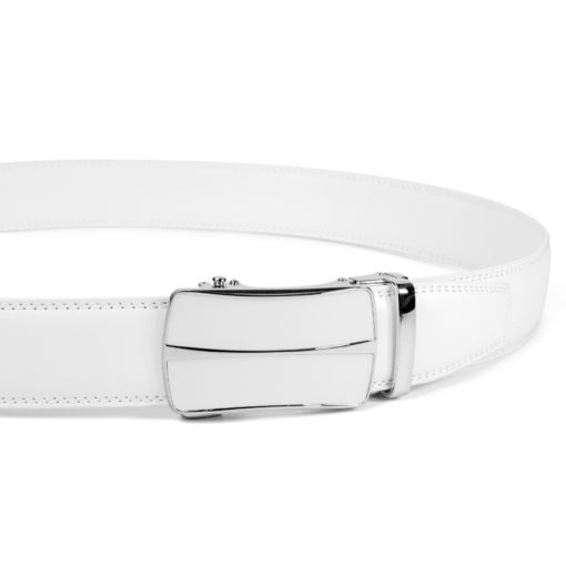 White Baileys Leather Belt - Image 4
