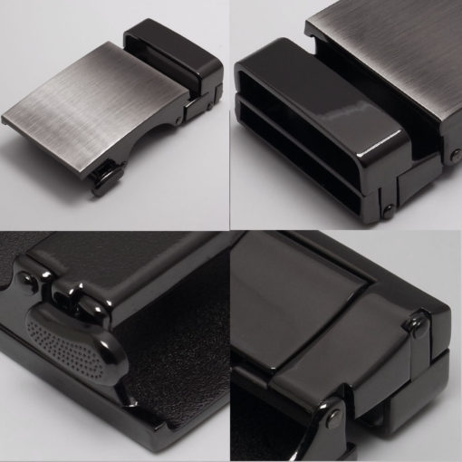 Black Duotone Leather Belt - Image 5