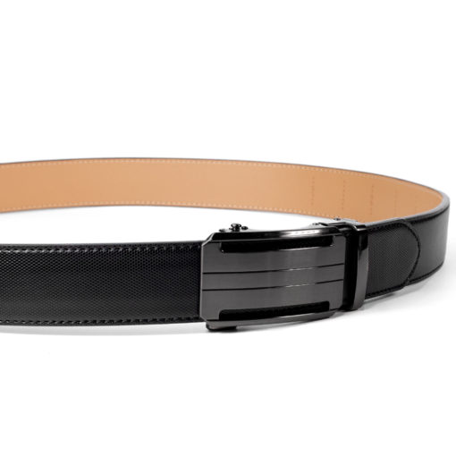 Black Martell Leather Belt - Image 5