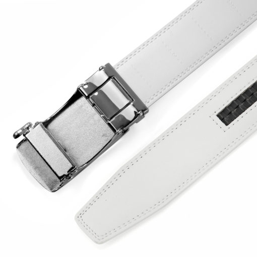 White Baileys Leather Belt - Image 6