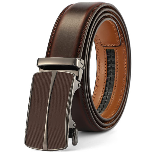 Burnt Umber Baileys Leather Belt - Image 2