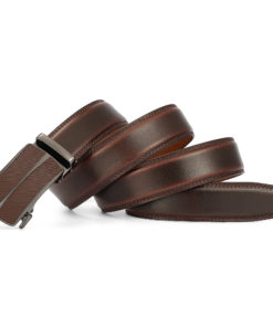Burnt Umber Baileys Leather Belt