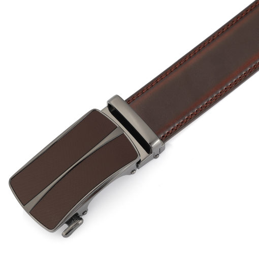 Burnt Umber Baileys Leather Belt - Image 5
