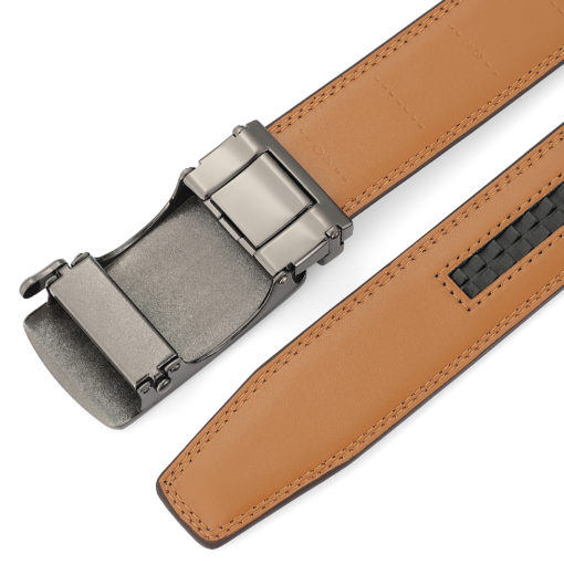 Burnt Umber Baileys Leather Belt - Image 6